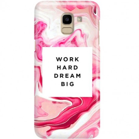 ETUI CLEAR NA TELEFON SAMSUNG GALAXY J6 2018 MARBLE WALLPAPER