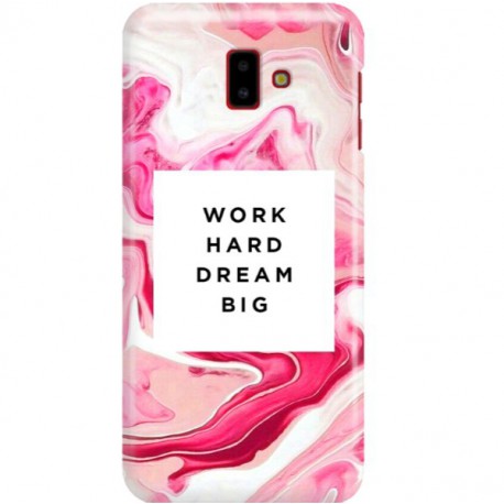 ETUI CLEAR NA TELEFON SAMSUNG GALAXY J6 PLUS 2018 MARBLE WALLPAPER