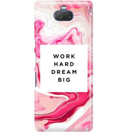 ETUI CLEAR NA TELEFON SONY XPERIA 10 MARBLE WALLPAPER