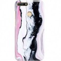 ETUI CLEAR NA TELEFON HUAWEI Y6 2018 PRIME MARMUROWA TEKSTURA