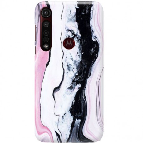ETUI CLEAR NA TELEFON MOTOROLA MOTO G8 PLUS MARMUROWA TEKSTURA