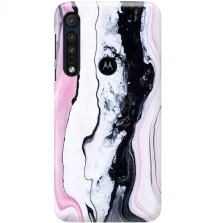 ETUI CLEAR NA TELEFON MOTOROLA MOTO ONE MACRO MARMUROWA TEKSTURA