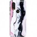ETUI CLEAR NA TELEFON MOTOROLA MOTO ONE VISION MARMUROWA TEKSTURA