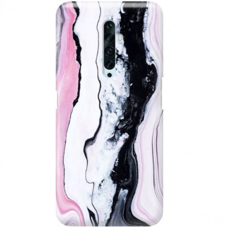 ETUI CLEAR NA TELEFON OPPO RENO 2 MARMUROWA TEKSTURA