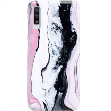 ETUI CLEAR NA TELEFON SAMSUNG GALAXY A70 MARMUROWA TEKSTURA
