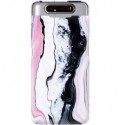 ETUI CLEAR NA TELEFON SAMSUNG GALAXY A80 MARMUROWA TEKSTURA