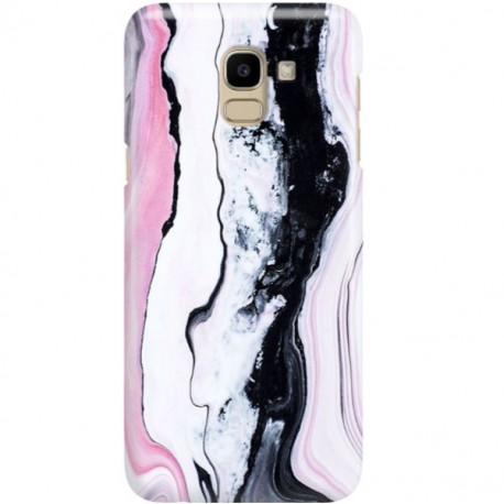 ETUI CLEAR NA TELEFON SAMSUNG GALAXY J6 2018 MARMUROWA TEKSTURA