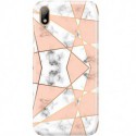 ETUI CLEAR NA TELEFON HUAWEI Y5 2019 MARMUROWE TRÓJKĄTY