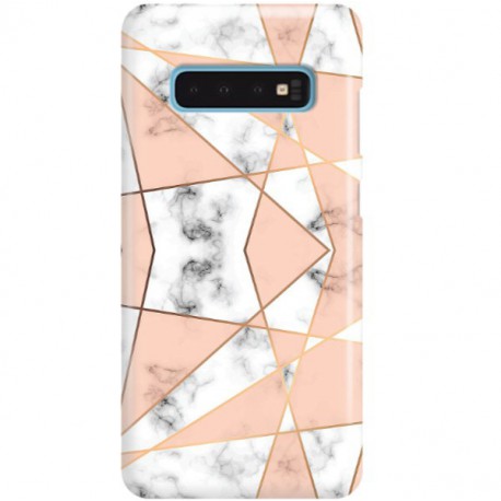 ETUI CLEAR NA TELEFON SAMSUNG GALAXY S10 MARMUROWE TRÓJKĄTY