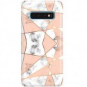 ETUI CLEAR NA TELEFON SAMSUNG GALAXY S10 MARMUROWE TRÓJKĄTY