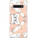 ETUI CLEAR NA TELEFON SAMSUNG GALAXY S10 PLUS MARMUROWE TRÓJKĄTY
