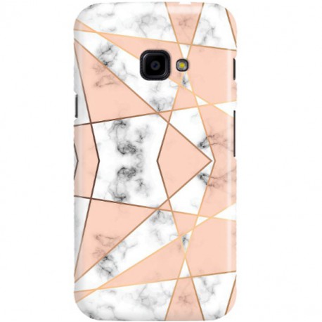 ETUI CLEAR NA TELEFON SAMSUNG GALAXY XCOVER 4 MARMUROWE TRÓJKĄTY