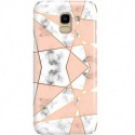 ETUI CLEAR NA TELEFON SAMSUNG GALAXY J6 2018 MARMUROWE TRÓJKĄTY