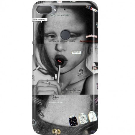 ETUI CLEAR NA TELEFON HTC DESIRE 12 PLUS MONA LISA Z LIZAKIEM