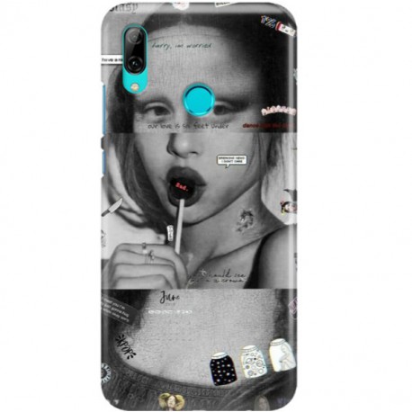 ETUI CLEAR NA TELEFON HUAWEI Y7 2019 MONA LISA Z LIZAKIEM