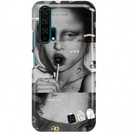 ETUI CLEAR NA TELEFON HUAWEI HONOR 20 PRO MONA LISA Z LIZAKIEM