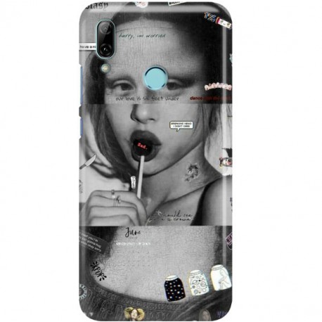 ETUI CLEAR NA TELEFON HUAWEI P SMART 2019 MONA LISA Z LIZAKIEM