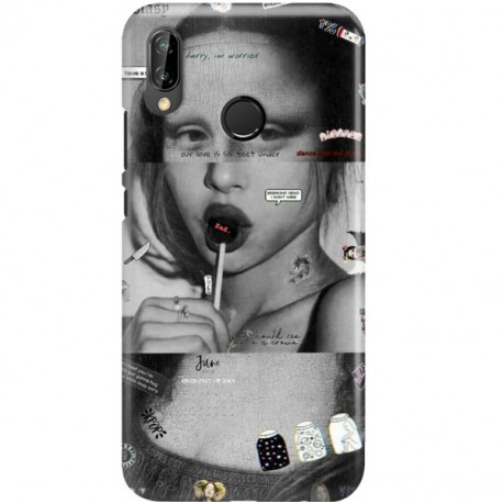 ETUI CLEAR NA TELEFON HUAWEI P20 LITE 2019 / NOVA 5I MONA LISA Z LIZAKIEM