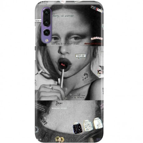 ETUI CLEAR NA TELEFON HUAWEI P20 PRO MONA LISA Z LIZAKIEM
