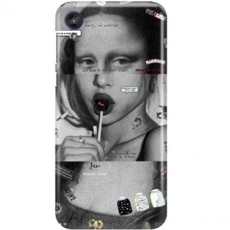 ETUI CLEAR NA TELEFON MOTOROLA MOTO E6 PLUS MONA LISA Z LIZAKIEM