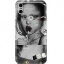 ETUI CLEAR NA TELEFON MOTOROLA MOTO ONE MONA LISA Z LIZAKIEM