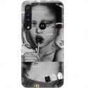 ETUI CLEAR NA TELEFON MOTOROLA MOTO ONE MACRO MONA LISA Z LIZAKIEM