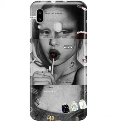 ETUI CLEAR NA TELEFON SAMSUNG GALAXY A20E MONA LISA Z LIZAKIEM