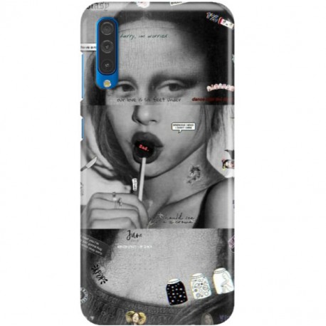 ETUI CLEAR NA TELEFON SAMSUNG GALAXY A50 MONA LISA Z LIZAKIEM