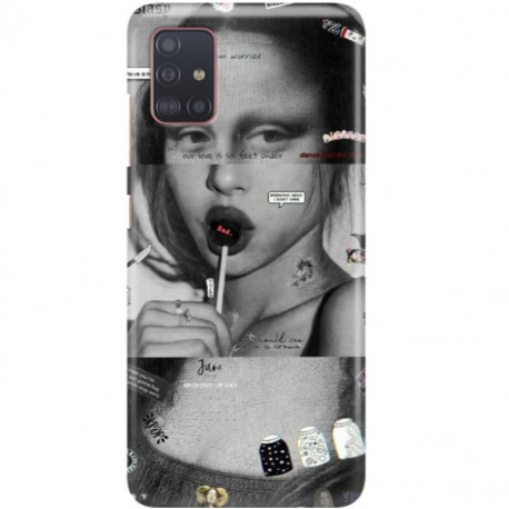 ETUI CLEAR NA TELEFON SAMSUNG GALAXY A51 MONA LISA Z LIZAKIEM