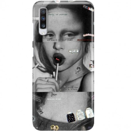 ETUI CLEAR NA TELEFON SAMSUNG GALAXY A70 MONA LISA Z LIZAKIEM