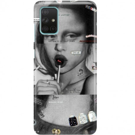 ETUI CLEAR NA TELEFON SAMSUNG GALAXY A71 MONA LISA Z LIZAKIEM
