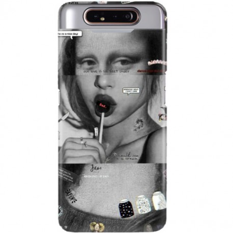 ETUI CLEAR NA TELEFON SAMSUNG GALAXY A90 MONA LISA Z LIZAKIEM