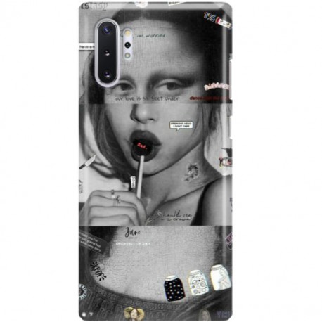 ETUI CLEAR NA TELEFON SAMSUNG GALAXY NOTE 10 PLUS MONA LISA Z LIZAKIEM
