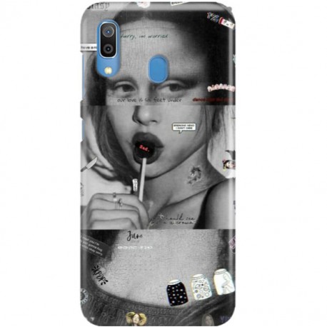ETUI CLEAR NA TELEFON SAMSUNG GALAXY A30 MONA LISA Z LIZAKIEM