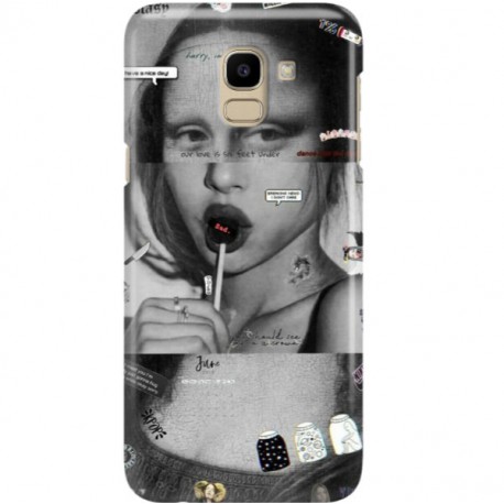 ETUI CLEAR NA TELEFON SAMSUNG GALAXY J6 2018 MONA LISA Z LIZAKIEM