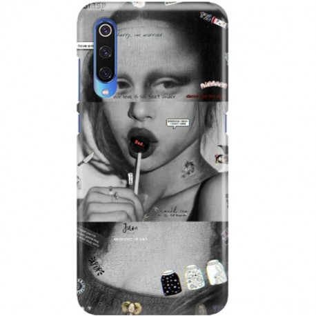 ETUI CLEAR NA TELEFON XIAOMI MI9 MONA LISA Z LIZAKIEM