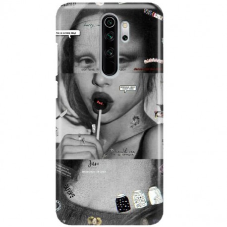 ETUI CLEAR NA TELEFON XIAOMI REDMI NOTE 8 PRO MONA LISA Z LIZAKIEM