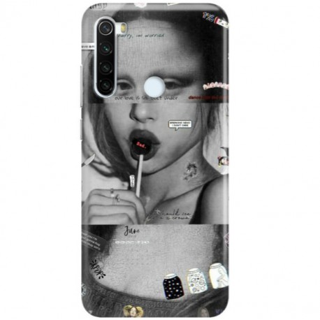 ETUI CLEAR NA TELEFON XIAOMI REDMI NOTE 8T MONA LISA Z LIZAKIEM