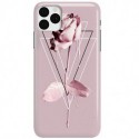 ETUI CLEAR NA TELEFON APPLE IPHONE 11 PRO PINK ROSE