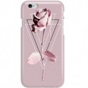 ETUI CLEAR NA TELEFON APPLE IPHONE 6 / 6S PINK ROSE