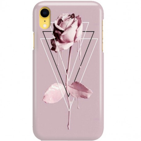 ETUI CLEAR NA TELEFON APPLE IPHONE XR PINK ROSE