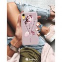 ETUI CLEAR NA TELEFON APPLE IPHONE XR PINK ROSE