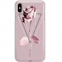 ETUI CLEAR NA TELEFON APPLE IPHONE XS MAX PINK ROSE