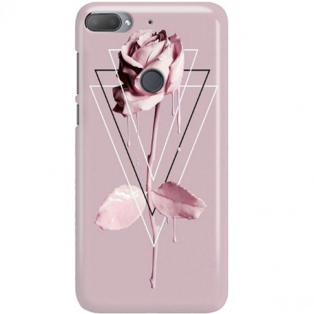 ETUI CLEAR NA TELEFON HTC DESIRE 12 PLUS PINK ROSE