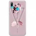 ETUI CLEAR NA TELEFON HUAWEI Y7 2019 PINK ROSE
