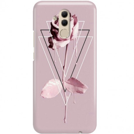 ETUI CLEAR NA TELEFON HUAWEI MATE 20 LITE PINK ROSE