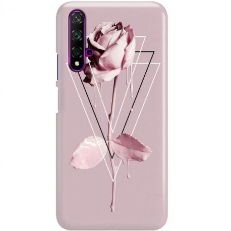 ETUI CLEAR NA TELEFON HUAWEI NOVA 5 PINK ROSE