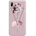 ETUI CLEAR NA TELEFON HUAWEI P SMART 2019 PINK ROSE