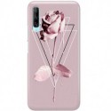 ETUI CLEAR NA TELEFON HUAWEI P SMART PRO / HONOR Y9S PINK ROSE