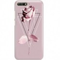 ETUI CLEAR NA TELEFON HUAWEI Y6 2018 PINK ROSE